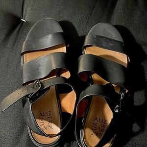 These beautiful black sandals are gonna be saving your life